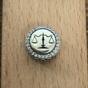 Pandora Law Justice Freedom Charm, S925 Silver Bracelets